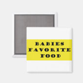 Aimant Bébés nourriture préférée (Recto/Verso)