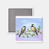 Aimant Bécasseaux noirs (Recto/Verso)