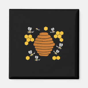 Aimant Bee Honeycomb