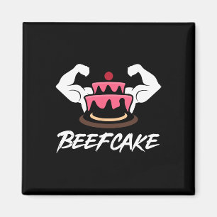 Aimant Beefcake Gym Fitness Muscle Gâteau Poids Bod