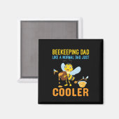 Aimant Beekeeper Art BeeKeeping Papa (Recto/Verso)