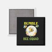 Aimant Beekeeper Art Bumble Bee Squad (Recto/Verso)