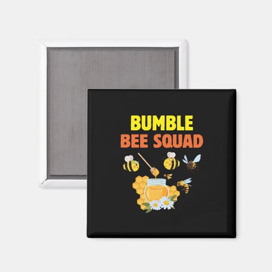 Aimant Beekeeper Art Bumble Bee Squad 2 (Recto/Verso)