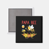 Aimant Beekeeper Art Papa Bee 2 (Recto/Verso)