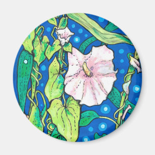 Aimant Beendweed Reed Summer Wildflowers Floral Painting 