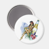 Aimant Beer Girl (Recto/Verso)