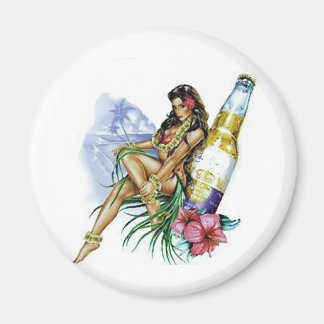 Aimant Beer Girl