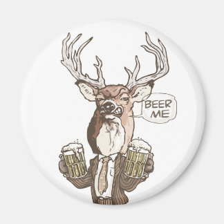 Aimant Beer Me Beer Buck par Mudge Studios