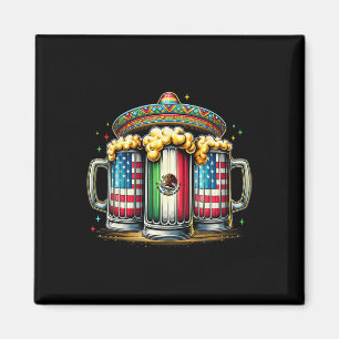 Aimant Beer Mexican Usa Drapeau Cinco De Mayo Boisson Par