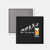 Aimant Beervolution Semaine de l'évolution de la bière Ve (Recto/Verso)