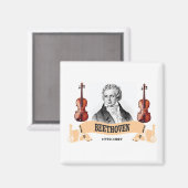 AIMANT BEETHOVEN DANS DES VIOLONS (Recto/Verso)