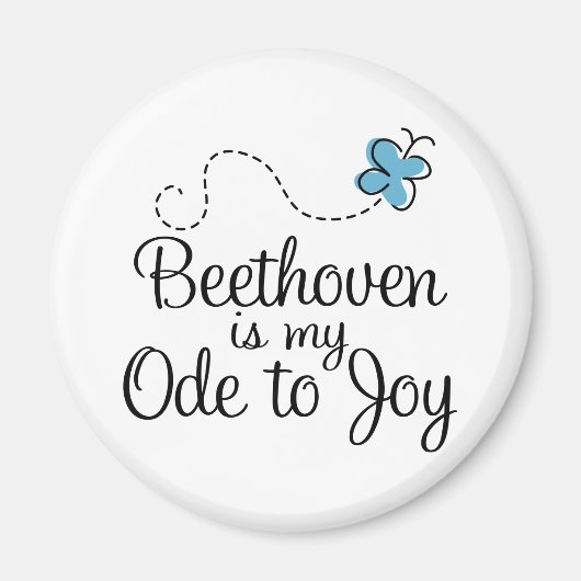 Aimant Beethoven Ode To Joy Music Cadeau (Devant)