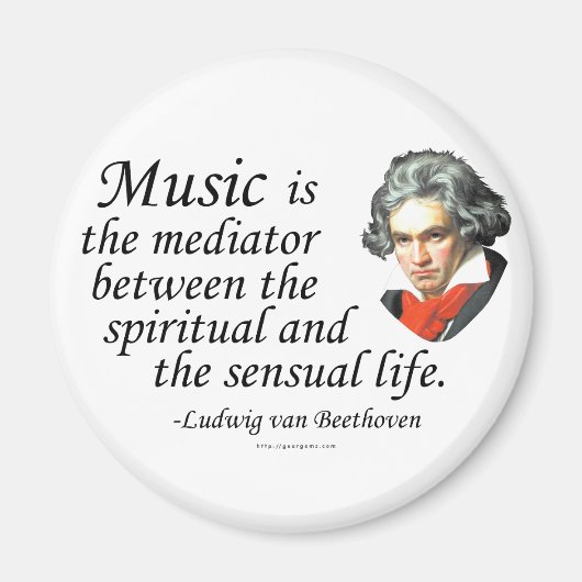 Aimant Beethoven sur la musique (Devant)