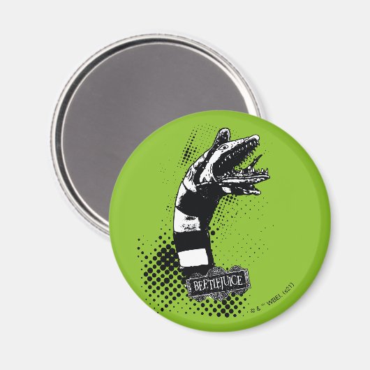 Aimant Beetlejuice | Sandworm Illustration (Recto/Verso)