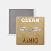 Aimant beige (Recto/Verso)