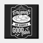 Aimant Beignet New Orleans French Quarter (Devant)