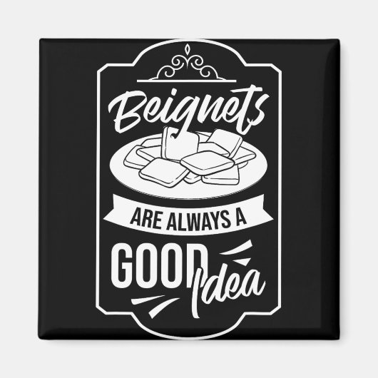 Aimant Beignet New Orleans French Quarter (Devant)