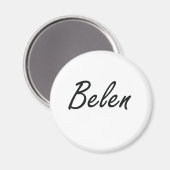 Aimant Belen nom artistique Design (Recto/Verso)