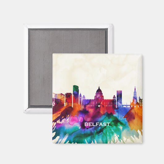 Aimant Belfast Skyline (Recto/Verso)