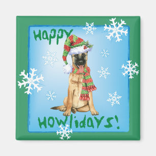 Aimant Belge heureux Malinois de Howlidays