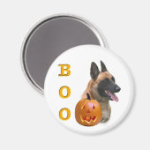 Aimant Belge Malinois Boo (Recto/Verso)