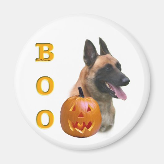 Aimant Belge Malinois Boo (Devant)