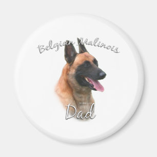 Aimant Belge Malinois Papa 2