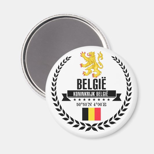 Aimant Belgique (Recto/Verso)