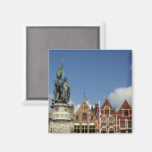 Aimant Belgique, Brugge (Brug ou Bruge). UNESCO (Recto/Verso)