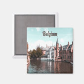 Aimant Belgique - Canal Bruxelles (Recto/Verso)