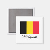 Aimant Belgique - Conception du drapeau (Recto/Verso)