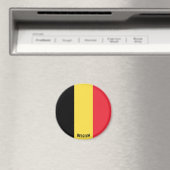 Aimant Belgique Drapeau charmant patriotique (In Situ (Lave-vaisselle))