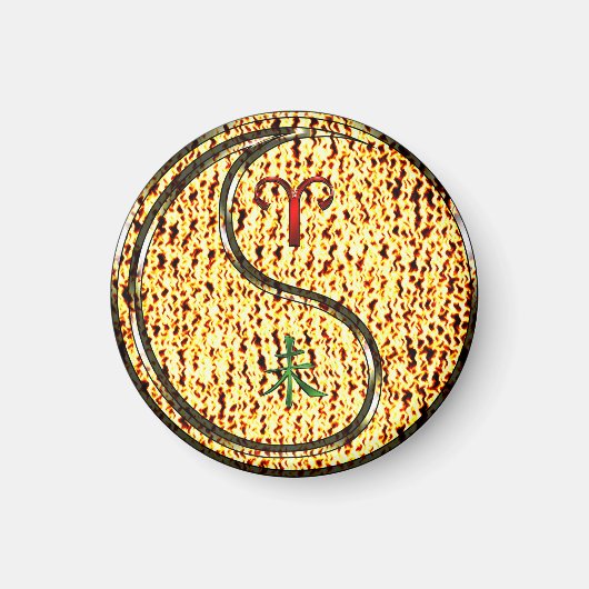 Aimant Bélier et chèvre (Devant)