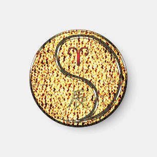 Aimant Béliers et dragon de feu