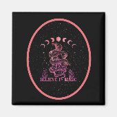 Aimant Believe In Magic Celestial Wiccan Art   (Devant)