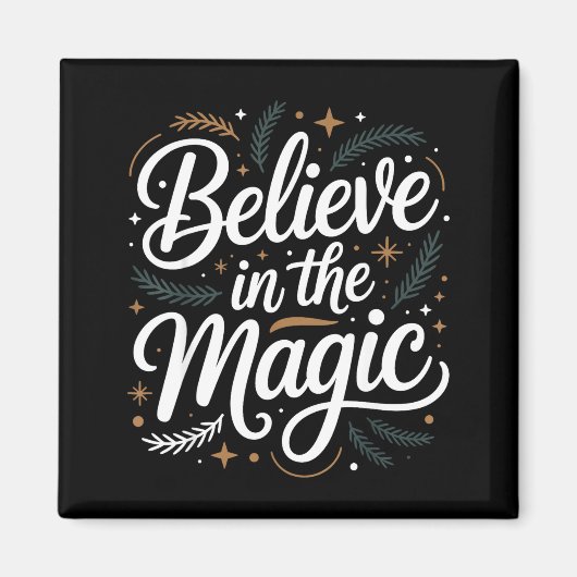 Aimant Believe In The Magic Christmas Insred Holiday Remi (Devant)