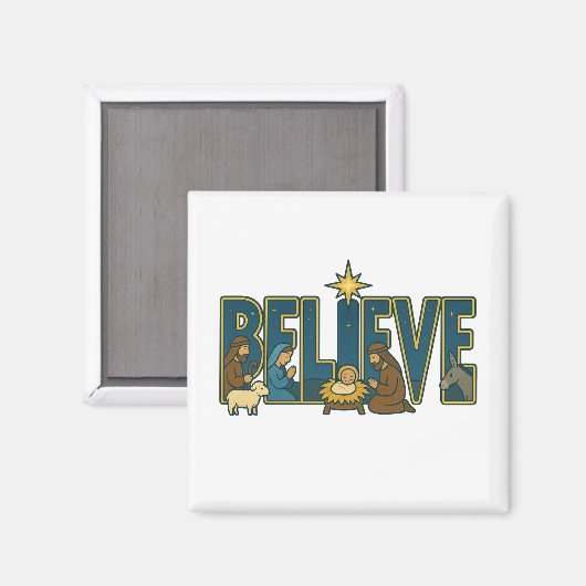 Aimant Believe nativity  (Recto/Verso)