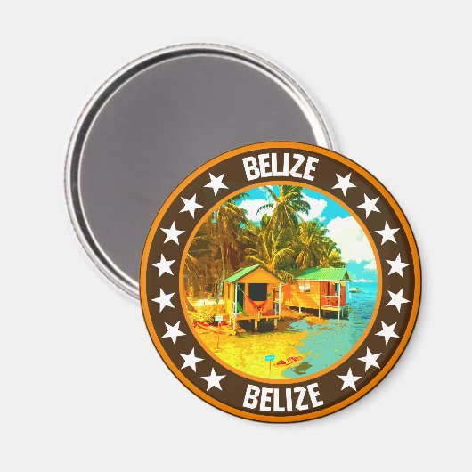 Aimant Belize (Recto/Verso)