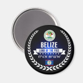 Aimant Belize (Recto/Verso)