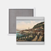 Aimant Bellagio, vue générale, Côme, Lac de, Italie vinta (Recto/Verso)