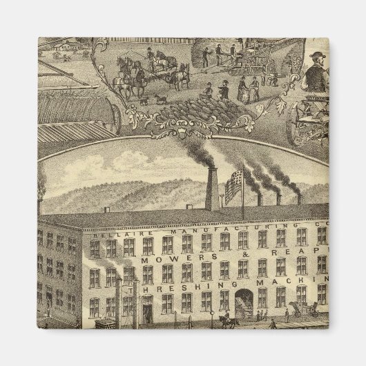 Aimant Bellaire Manufacturing Company Bellaire, Ohio (Devant)