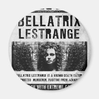 Bellatrix Lestrange Wanted Poster