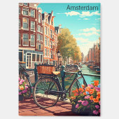 Aimant Belle Amsterdam Pays-Bas Canal City (Recto)