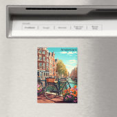 Aimant Belle Amsterdam Pays-Bas Canal City (In Situ (Lave-vaisselle))