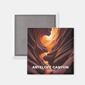 Aimant Belle Antelope Canyon Nation Navajo (Recto/Verso)