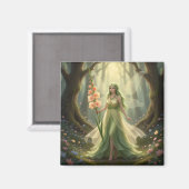 Aimant Belle Août Peridot Fairy (Recto/Verso)