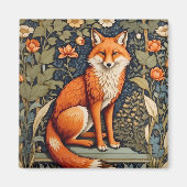 Aimant Belle assise Red Fox William Morris Inspiré (Devant)