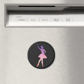 Aimant Belle ballerine cadeau pour fille de ballet (In Situ (Lave-vaisselle))