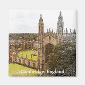 Aimant Belle Cambridge Angleterre Royaume-Uni Panorama (Devant)