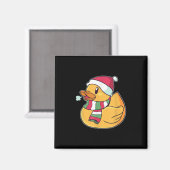Aimant Belle Canard de canard Noël (Recto/Verso)